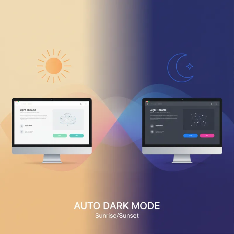 Auto Dark Mode on Linux Based on Real Sunrise and Sunset